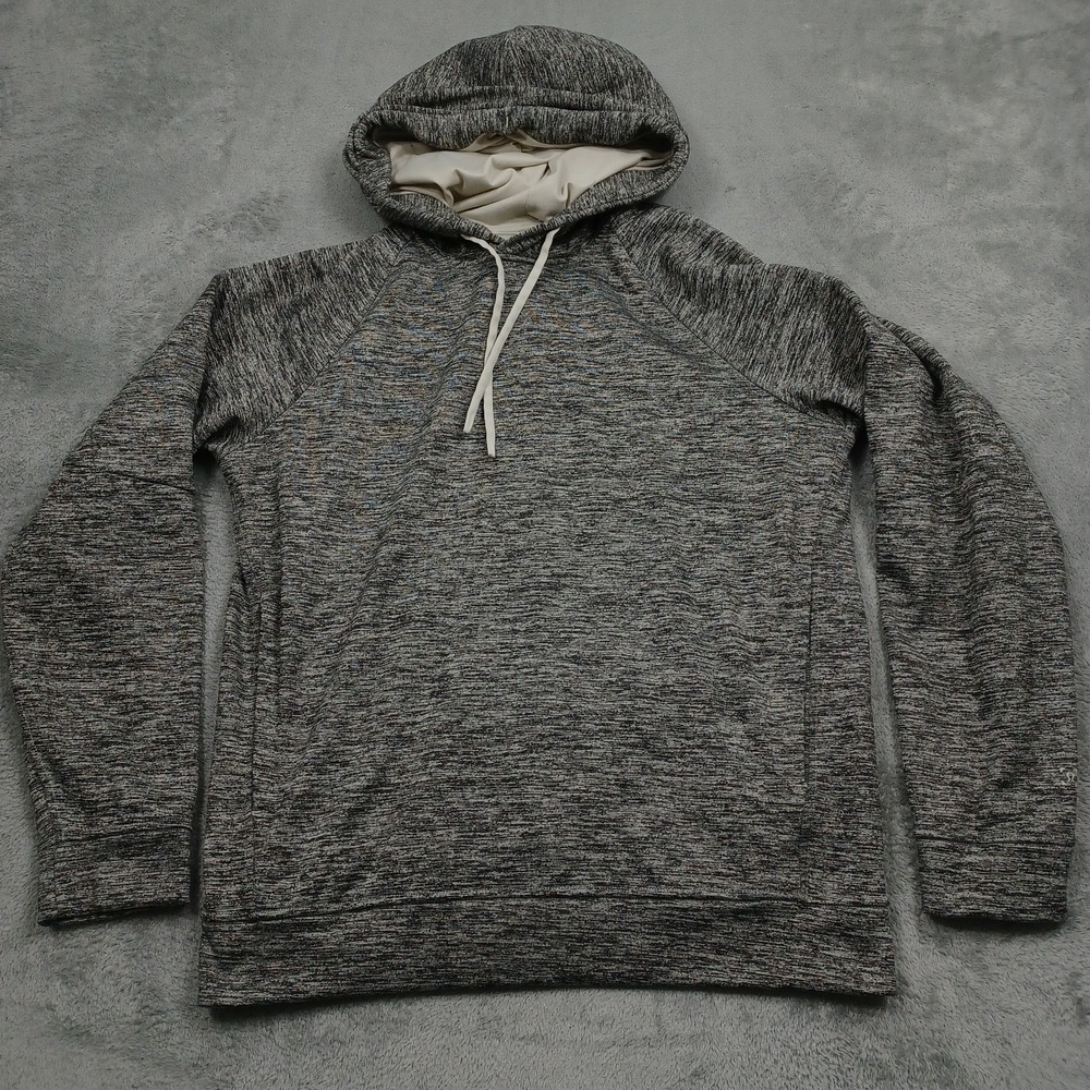 Lululemon Hoodie Mens Medium Gray City Sweat Pullover Casual Logo Modern‎